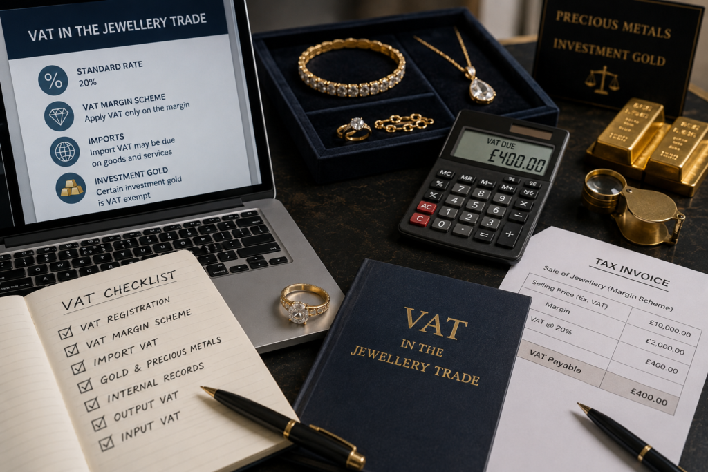 VAT accounting for jewellery and gemstone businesses