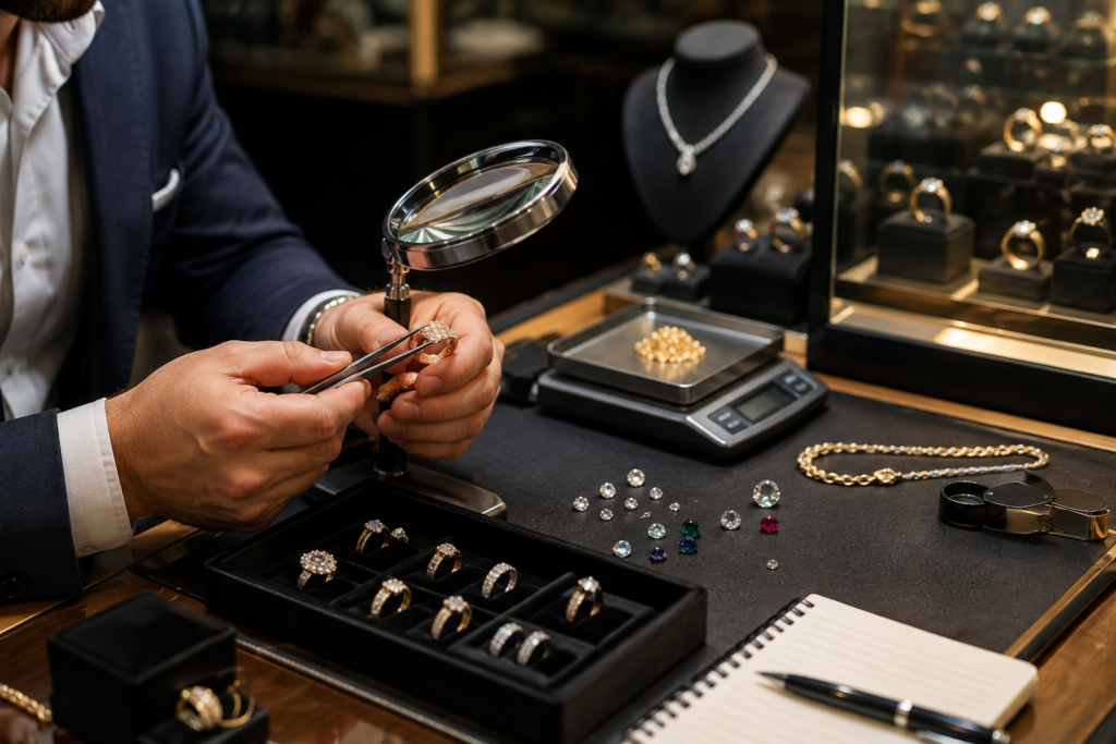 Jewellers gemstone traders gold dealers and jewellery workshops