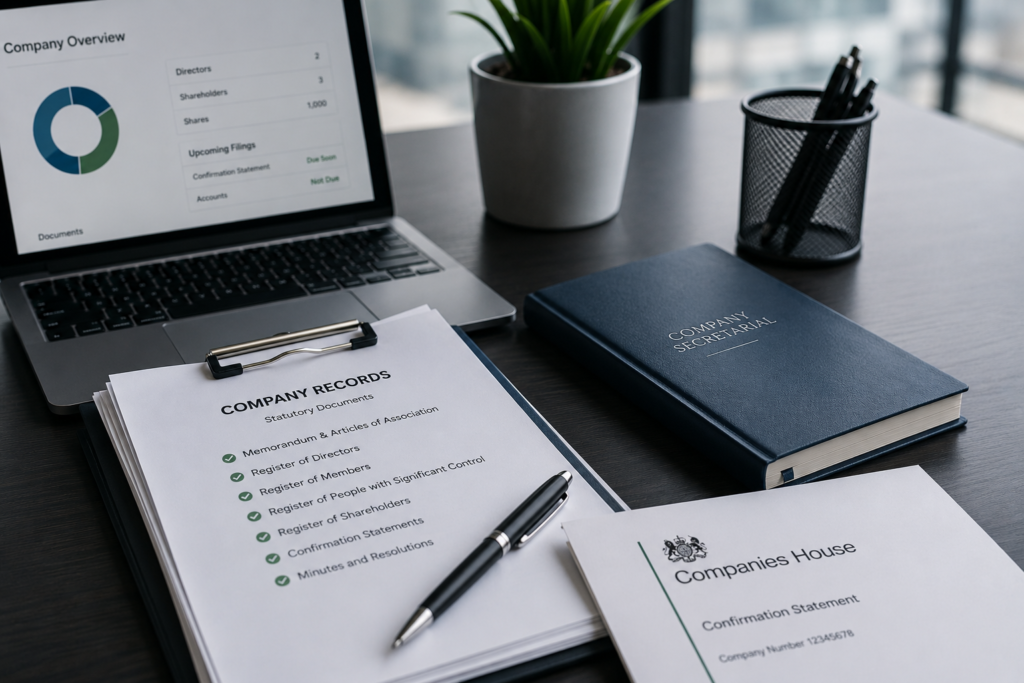 Company changes and Companies House support
