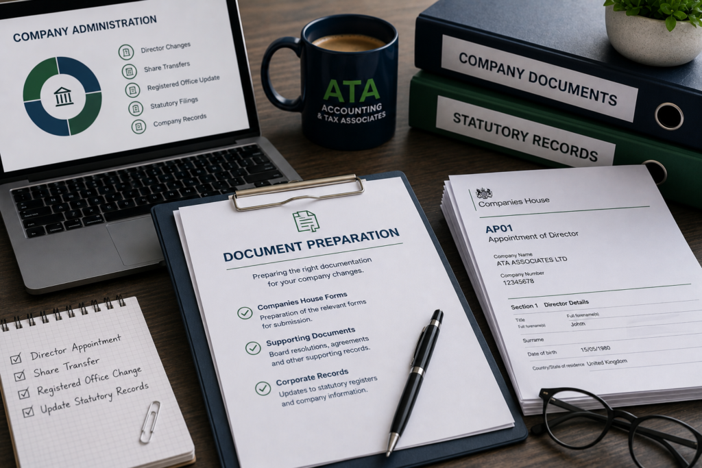 Company document preparation