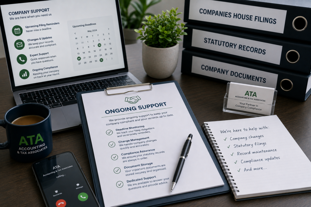 Ongoing company secretarial support
